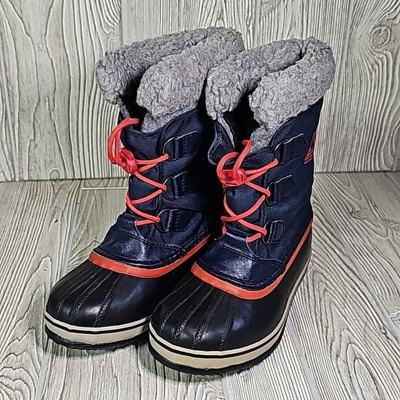 Sorel Yoot Pac Nylon Collegi N Cold Weather Snow Boots Kids Size 4 - Picture 11 of 11